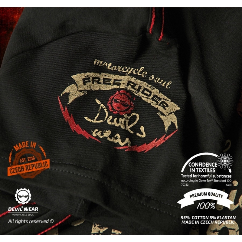 Damska koszulka Devils Wear - Free Rider American Choppers