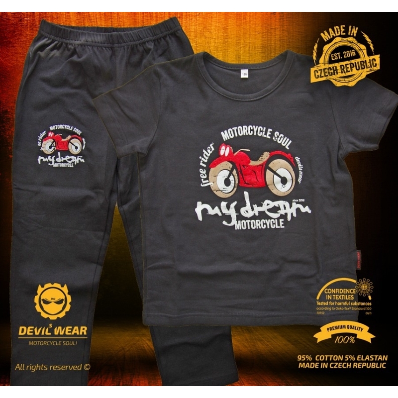 Dziecięcy komplet Devils Wear - My Dream Motorcycle
