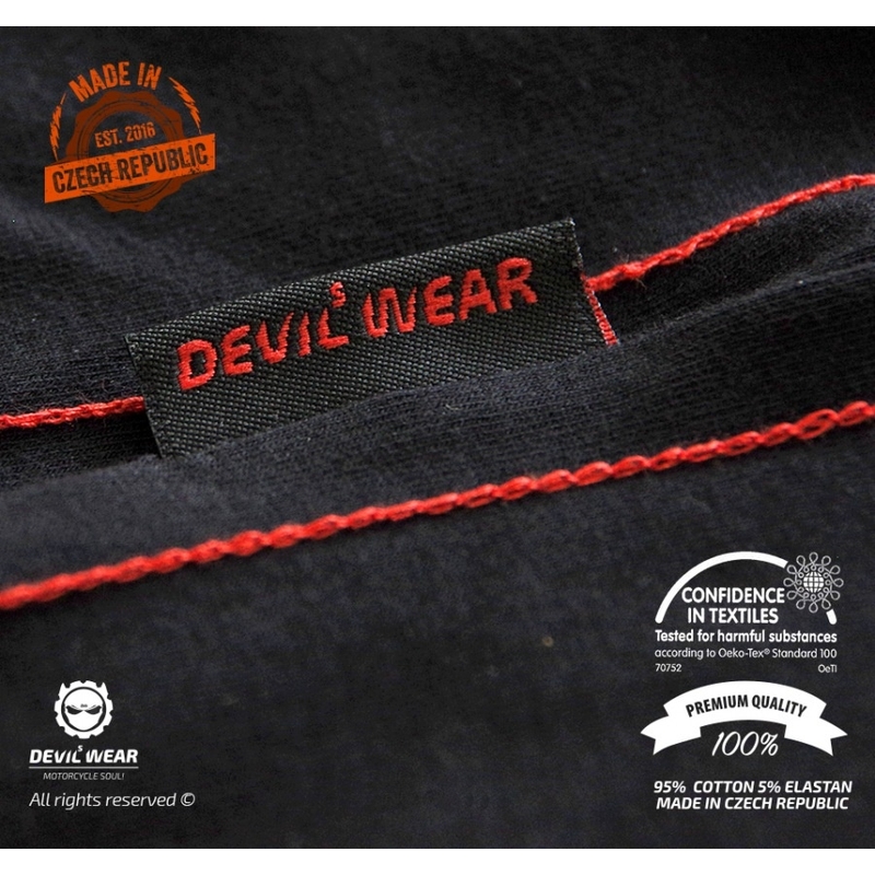 Damska koszulka Devils Wear - Keep Riding Keep Smiling