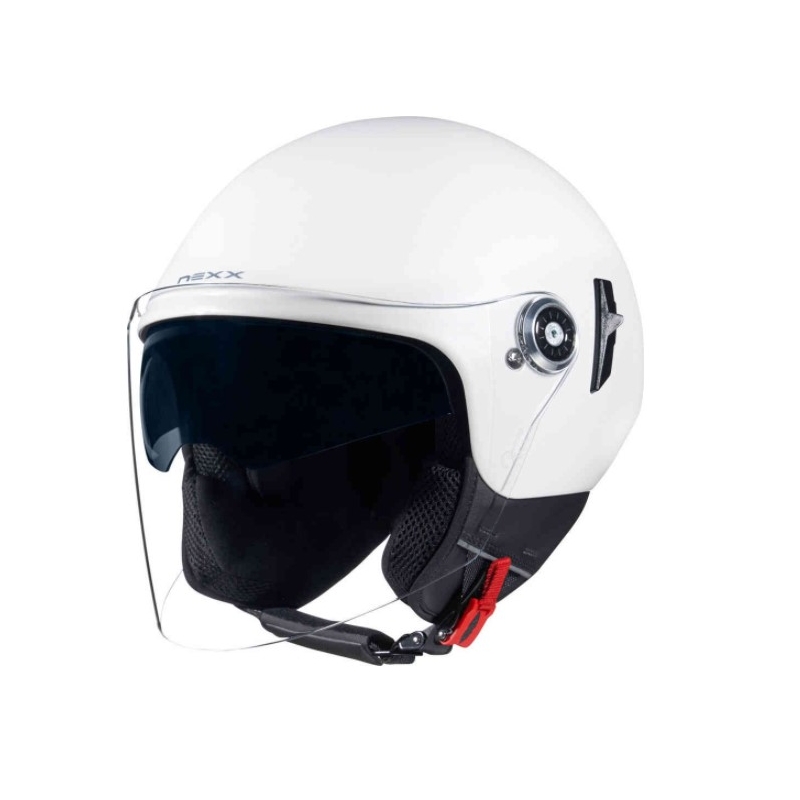 Kask motocyklowy otwarty NEXX SX.60 Nova biały wyprzedaż