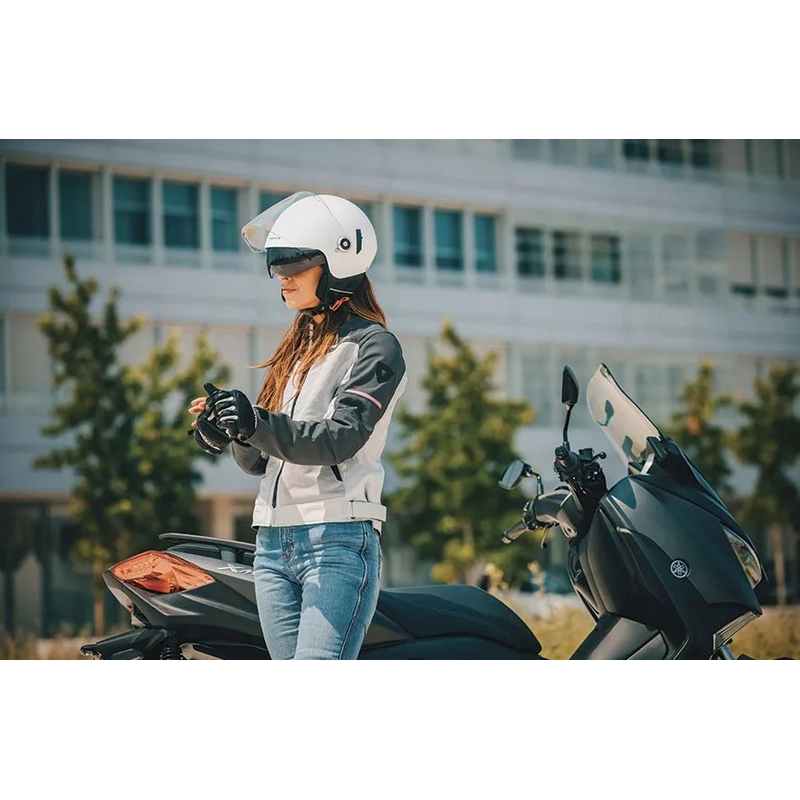 Kask motocyklowy otwarty NEXX SX.60 Nova biały wyprzedaż
