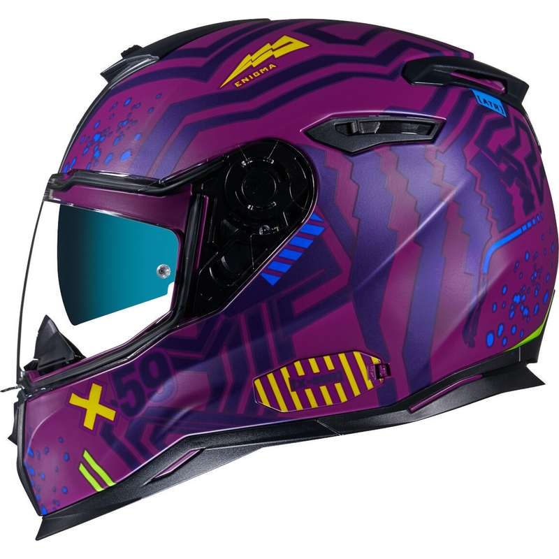 Integralny kask motocyklowy NEXX SX.100 Enigma purple wyprzedaż