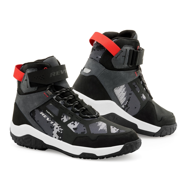 Buty motocyklowe Revit Descent H2O Black-Grey-Red