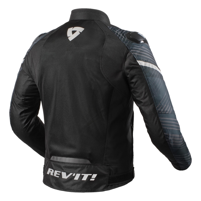 Kurtka motocyklowa Revit Apex Air H2O czarno-biała wyprzedaż