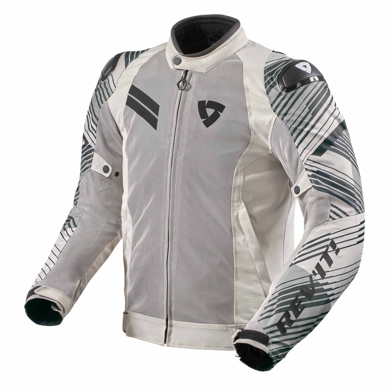 Revit Apex Air H2O jasnoszaro-czarna kurtka motocyklowa wyprzedaż