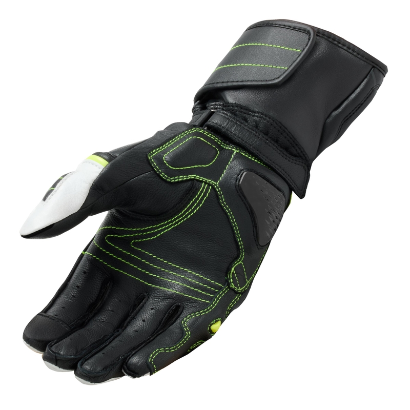 Rękawice motocyklowe Revit RSR 4 czarno-fluo żółte