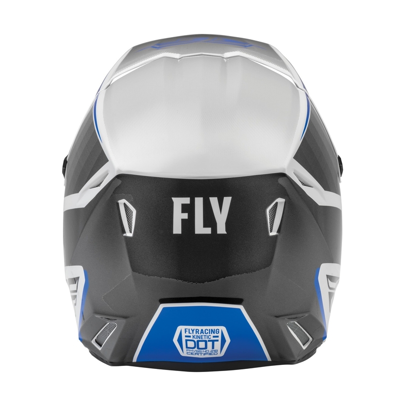 Kask motocrossowy FLY Racing Kinetic Drift niebiesko-szaro-biały