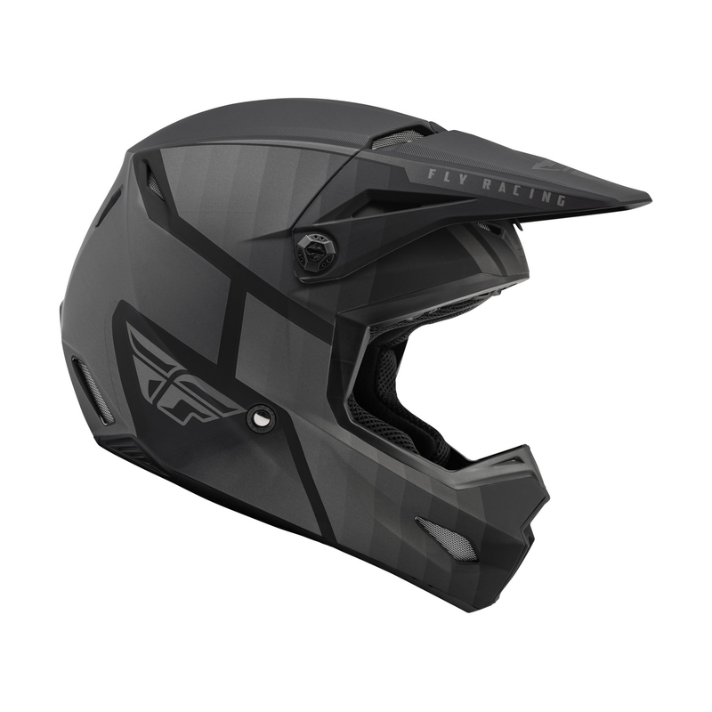 Kask motocrossowy FLY Racing Kinetic Drift czarno-szary