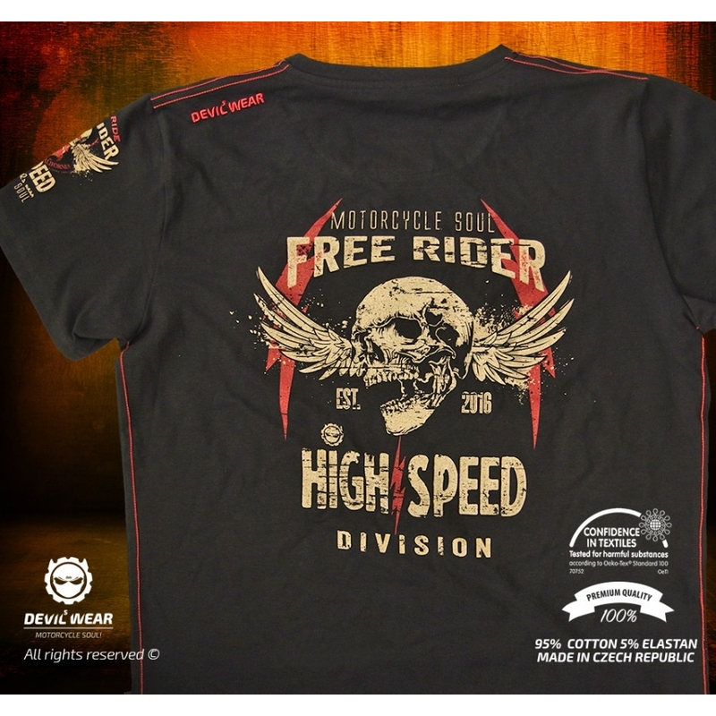 Męska koszulka Devils Wear - Free Rider High Speed