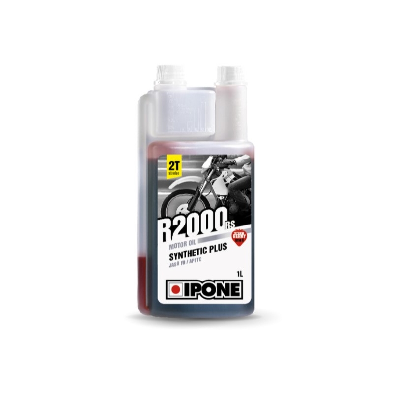 Olej benzynowy Ipone R200RR (R200RS) 2T syntetyczny plus 1 l truskawkowy