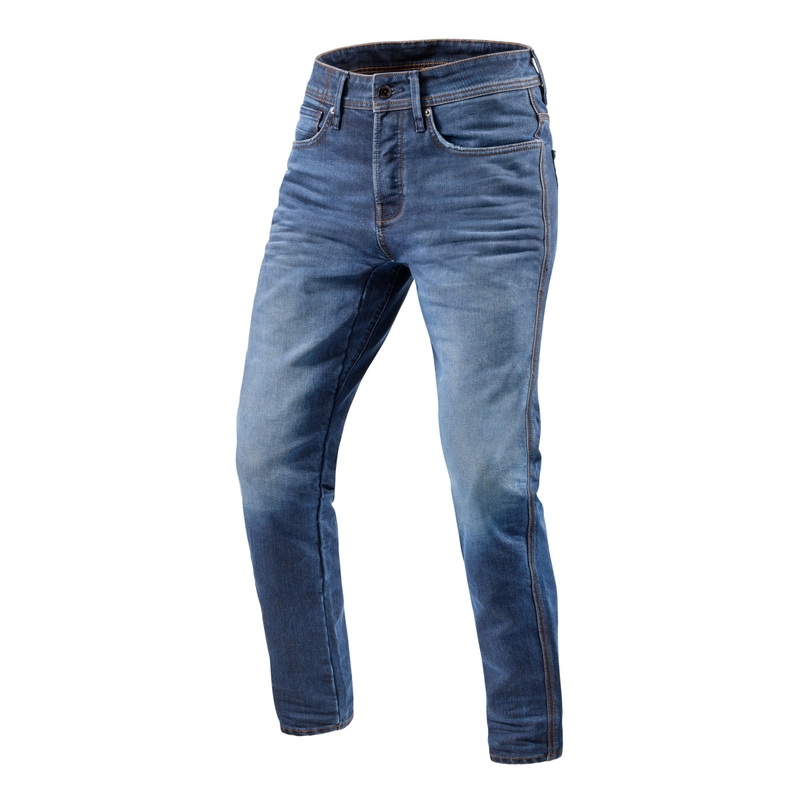 Jeansy motocyklowe Revit Reed SF blue extended