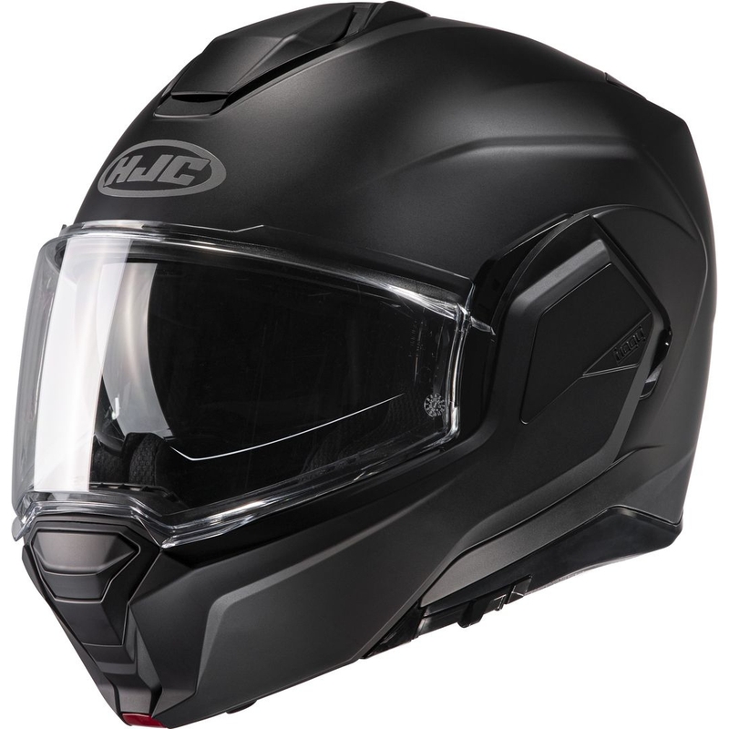 Kask motocyklowy HJC I100 Solid półpłaski czarny z klapką