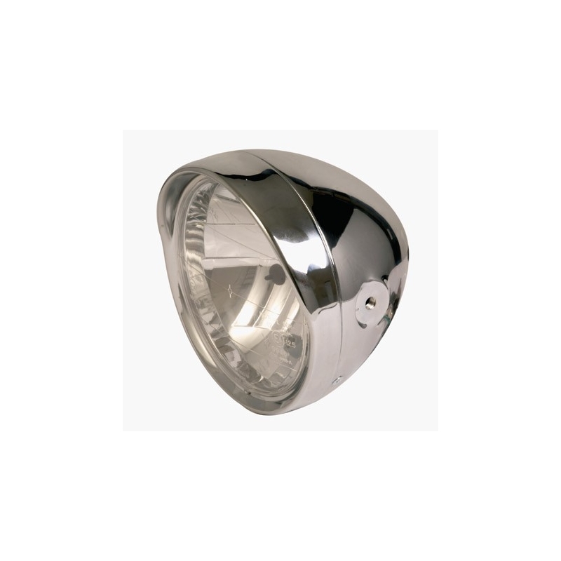 Przednie światło chromowane z daszkiem Cruiser, 6 1/2" wyprzedaż