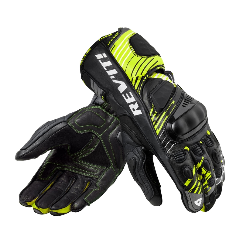 Rękawice motocyklowe Revit Apex czarno-fluo żółte wyprzedaż