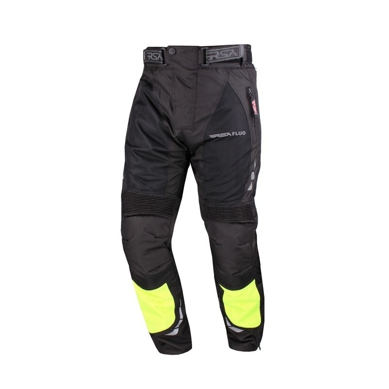 Spodnie motocyklowe RSA Airforce czarno-fluo żółte wyprzedaż