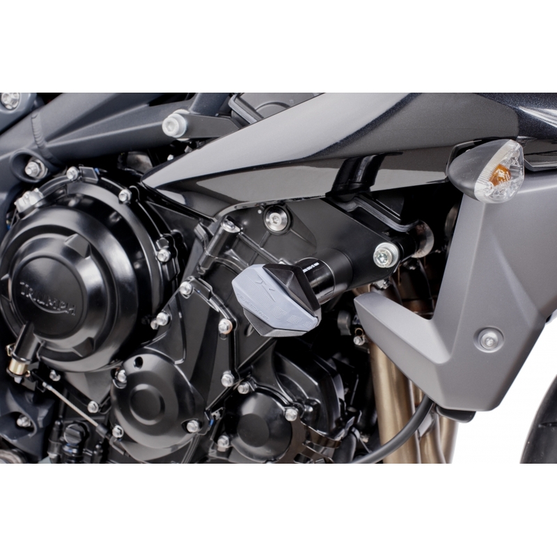 Crash pady Puig R12 - Triumph Street Triple, R czarne