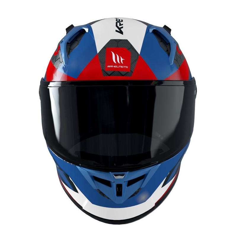 MT FF103PLUSC KRE+ Carbon Projectile D7 grey-white-red-blue integralny kask motocyklowy
