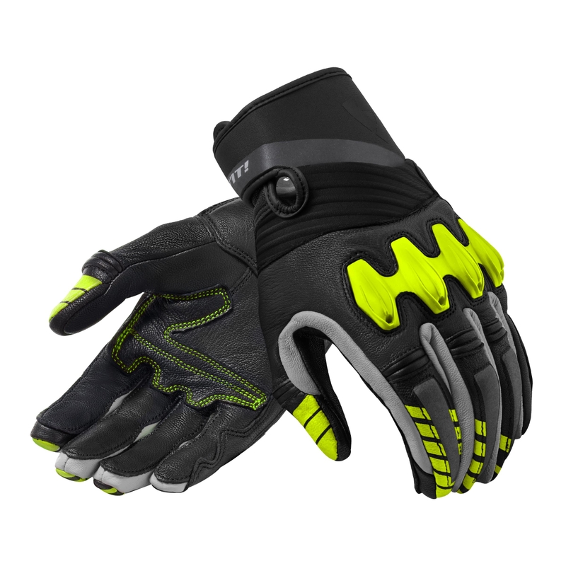 Rękawice motocyklowe Revit Energy czarno-fluo żółte wyprzedaż