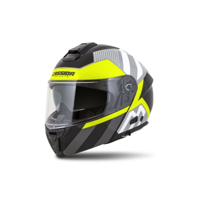 Kask motocyklowy Cassida Modulo 2.0 Profile white-grey-black-fluo yellow