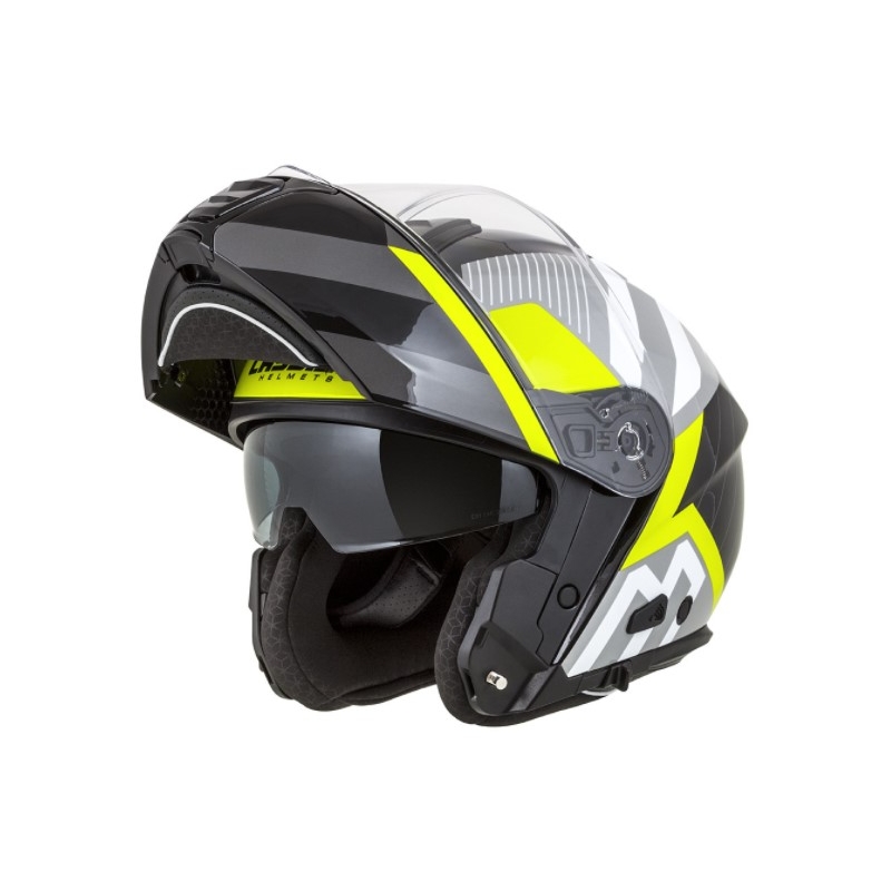 Kask motocyklowy Cassida Modulo 2.0 Profile white-grey-black-fluo yellow