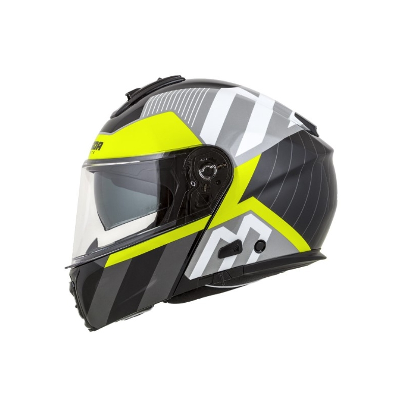 Kask motocyklowy Cassida Modulo 2.0 Profile white-grey-black-fluo yellow