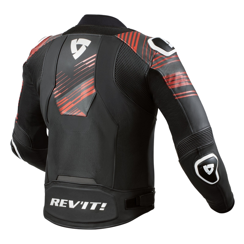 Revit Apex czarna-fluo czerwona kurtka motocyklowa wyprzedaż