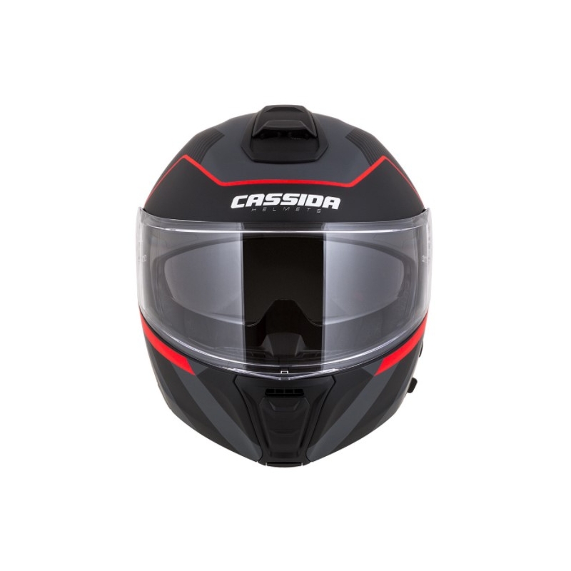 Kask motocyklowy Cassida Modulo 2.0 Profile red-grey-black z klapką