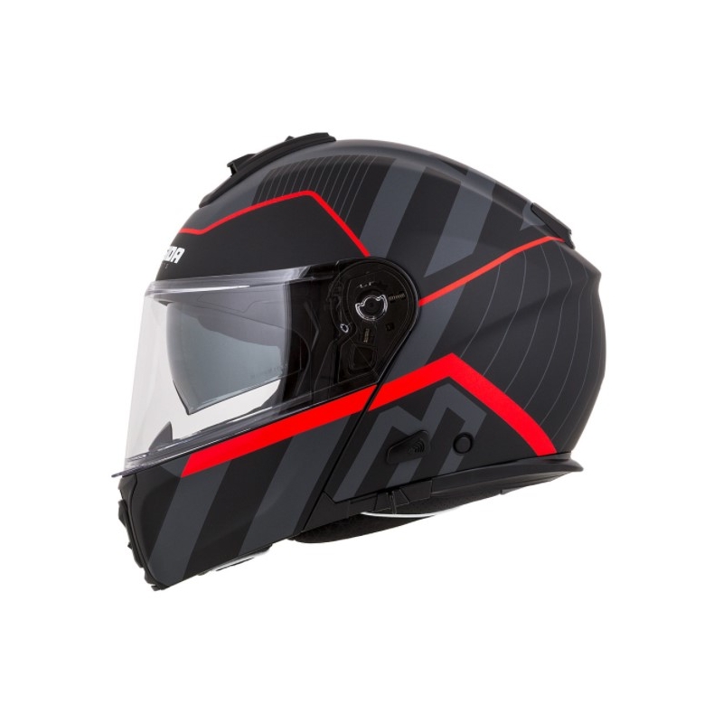 Kask motocyklowy Cassida Modulo 2.0 Profile red-grey-black z klapką
