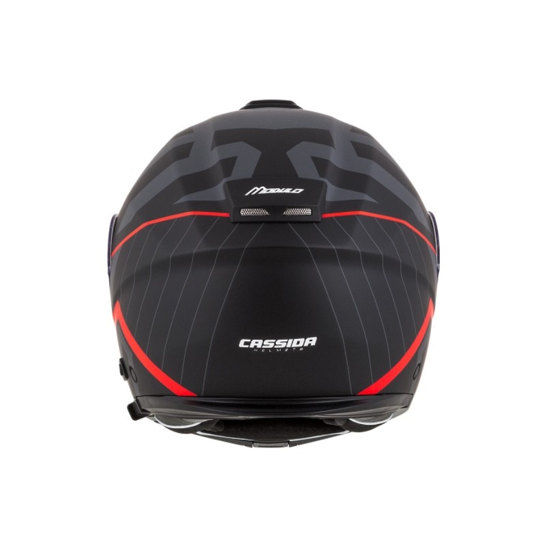 Kask motocyklowy Cassida Modulo 2.0 Profile red-grey-black z klapką
