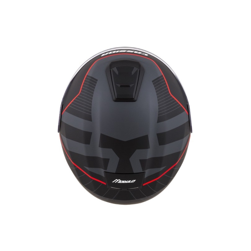 Kask motocyklowy Cassida Modulo 2.0 Profile red-grey-black z klapką