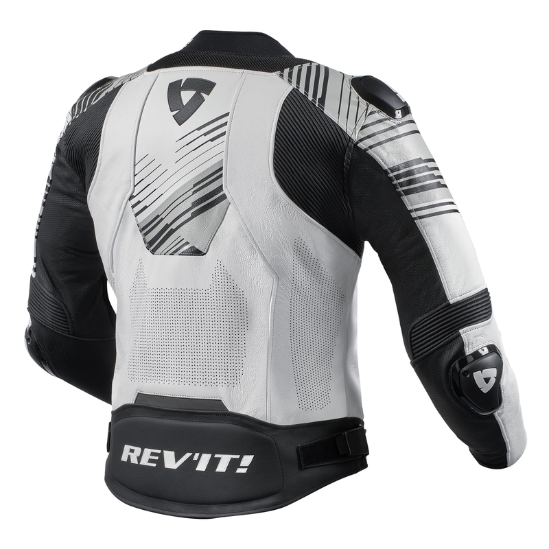 Revit Apex czarno-biała kurtka motocyklowa wyprzedaż