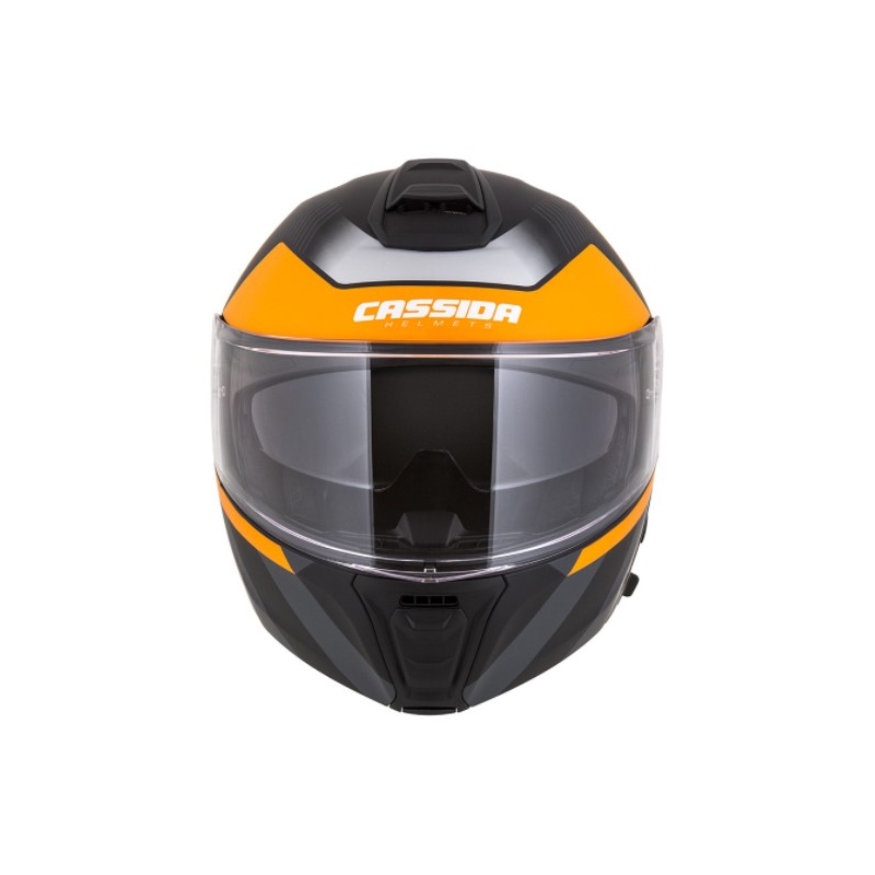 Kask motocyklowy Cassida Modulo 2.0 Profile black-grey-orange flip-up wyprzedaż