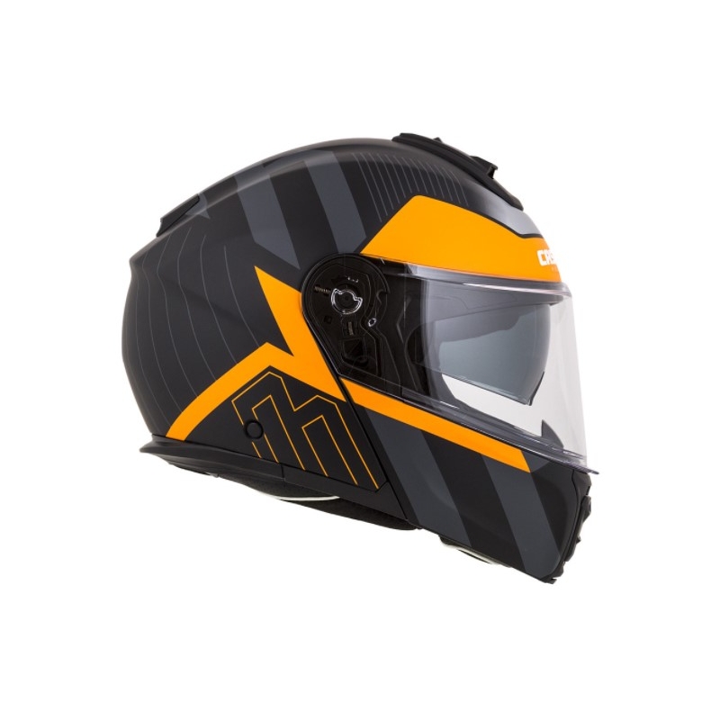 Kask motocyklowy Cassida Modulo 2.0 Profile black-grey-orange flip-up wyprzedaż