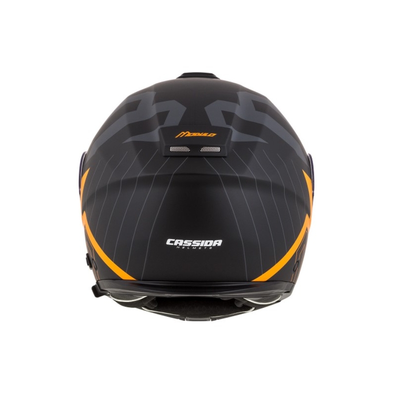 Kask motocyklowy Cassida Modulo 2.0 Profile black-grey-orange flip-up wyprzedaż