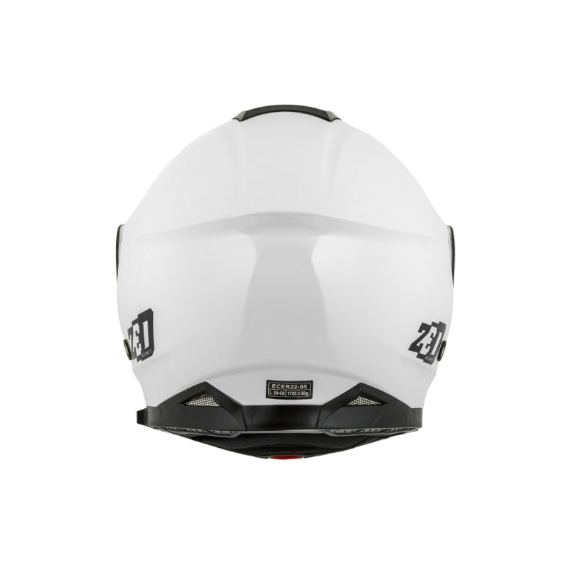 Kask szczękowy na motocykl ZED F18 biały