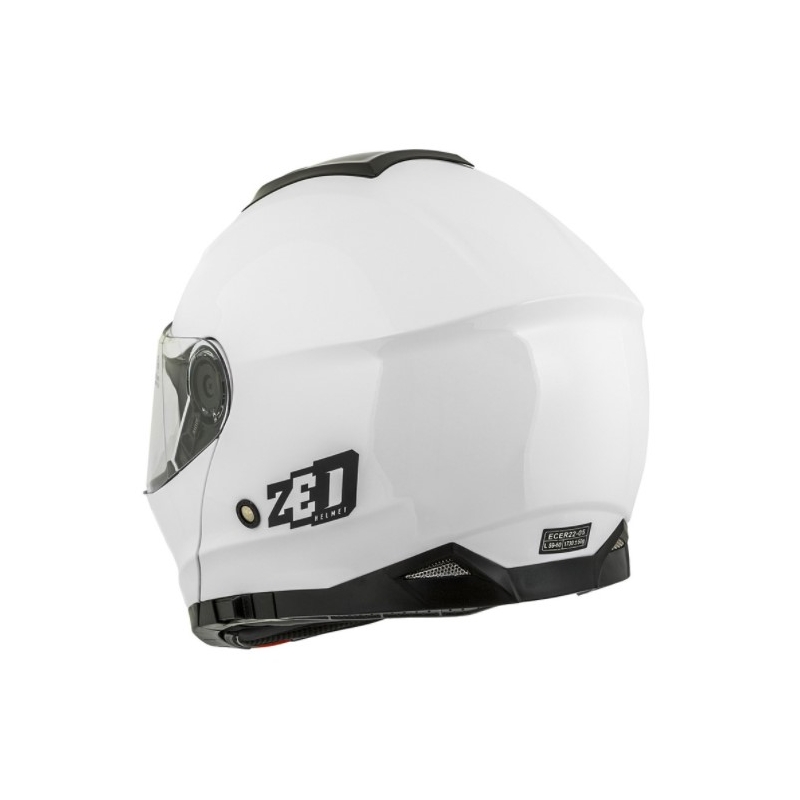 Kask szczękowy na motocykl ZED F18 biały