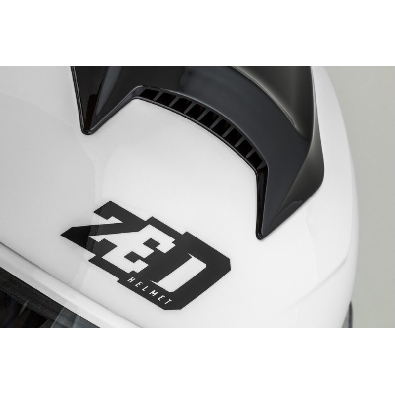 Kask szczękowy na motocykl ZED F18 biały