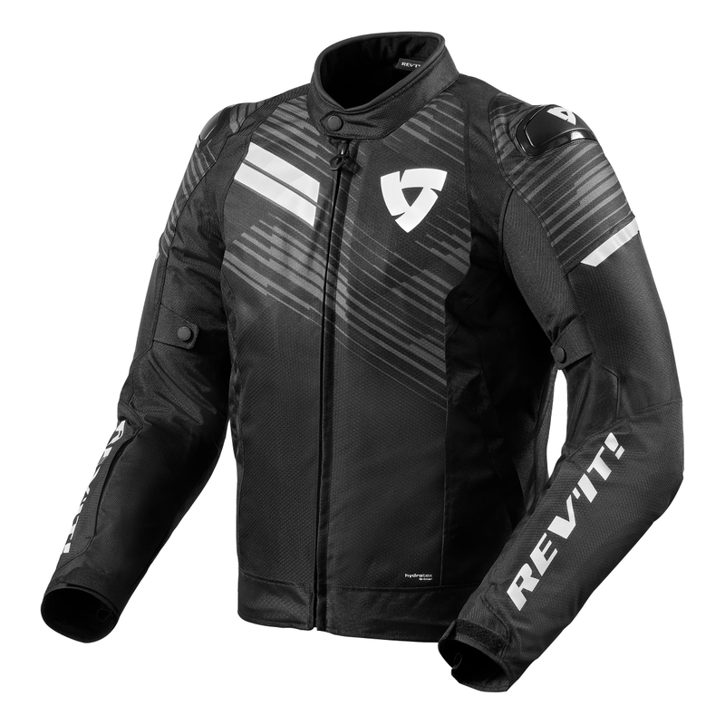 Revit Apex H2O czarno-biała kurtka motocyklowa wyprzedaż