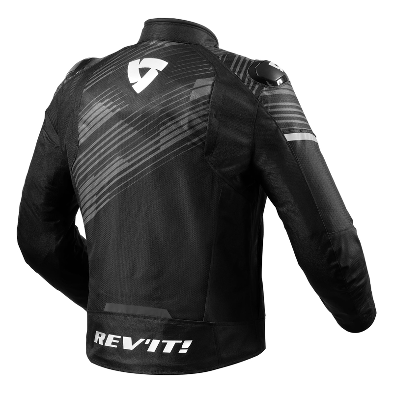 Revit Apex H2O czarno-biała kurtka motocyklowa wyprzedaż