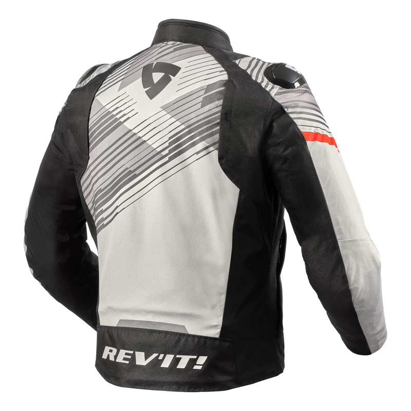 Kurtka motocyklowa Revit Apex H2O grey-fluo red. wyprzedaż