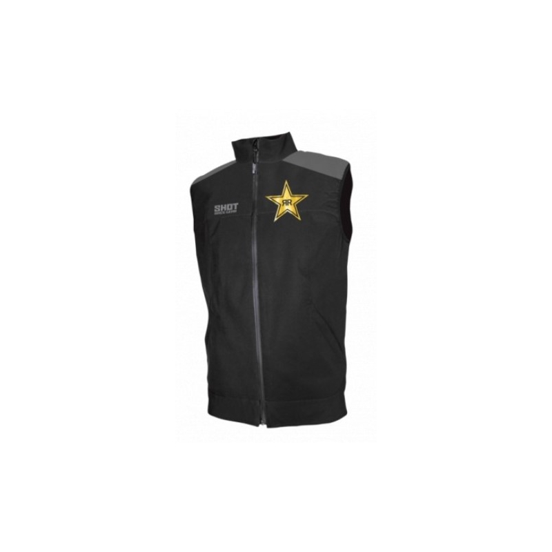 Kamizelka softshell Shot Comp 2.0 Rockstar szaro-czarna