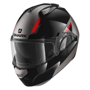 Składany kask motocyklowy SHARK EVO GT Sean black-anthracite-red.