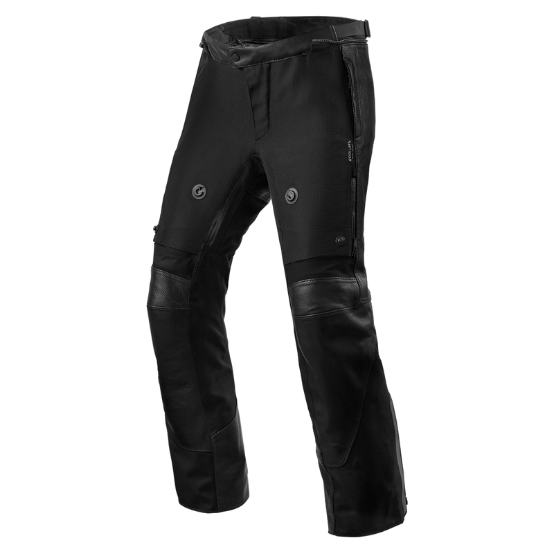 Revit Valve H2O Spodnie motocyklowe czarne Cropped