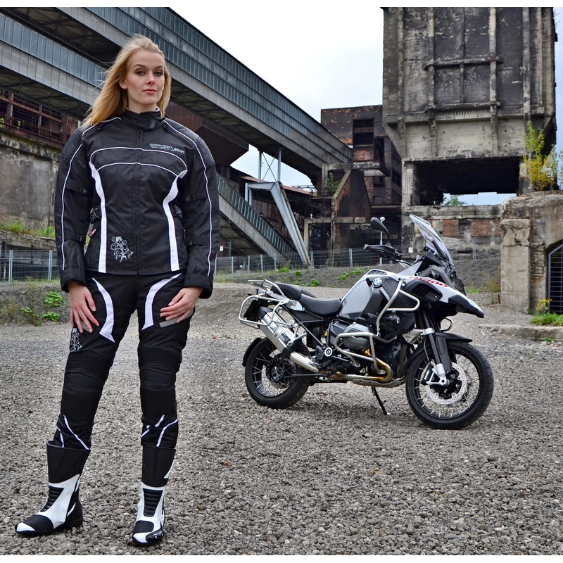 Damski kombinezon motocyklowy RSA SW-01 biały wyprzedaż