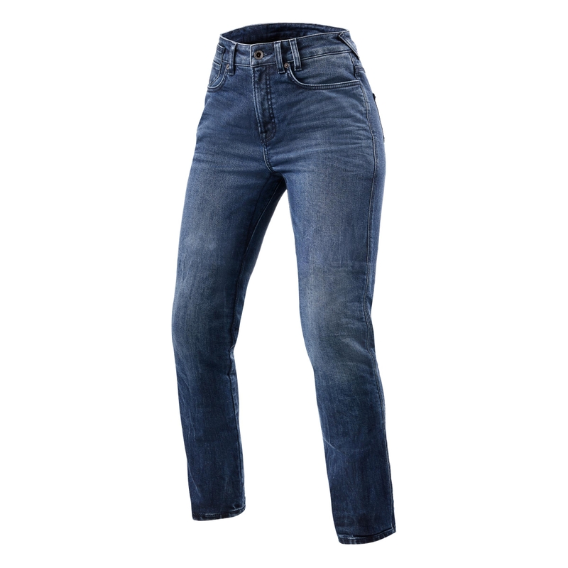 Damskie jeansy motocyklowe Revit Victoria 2 SF Blue wyprzedaż