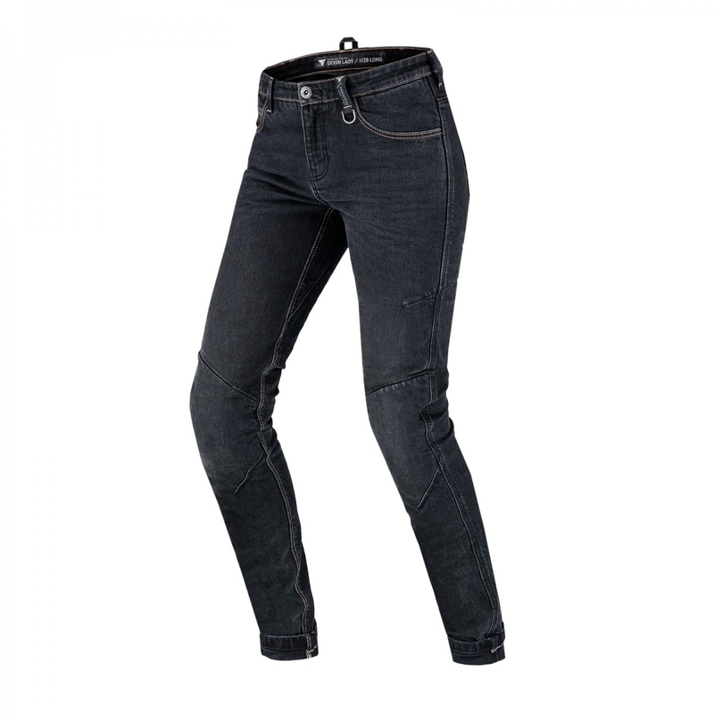 Damskie jeansy motocyklowe Shima Devon Black wyprzedaż