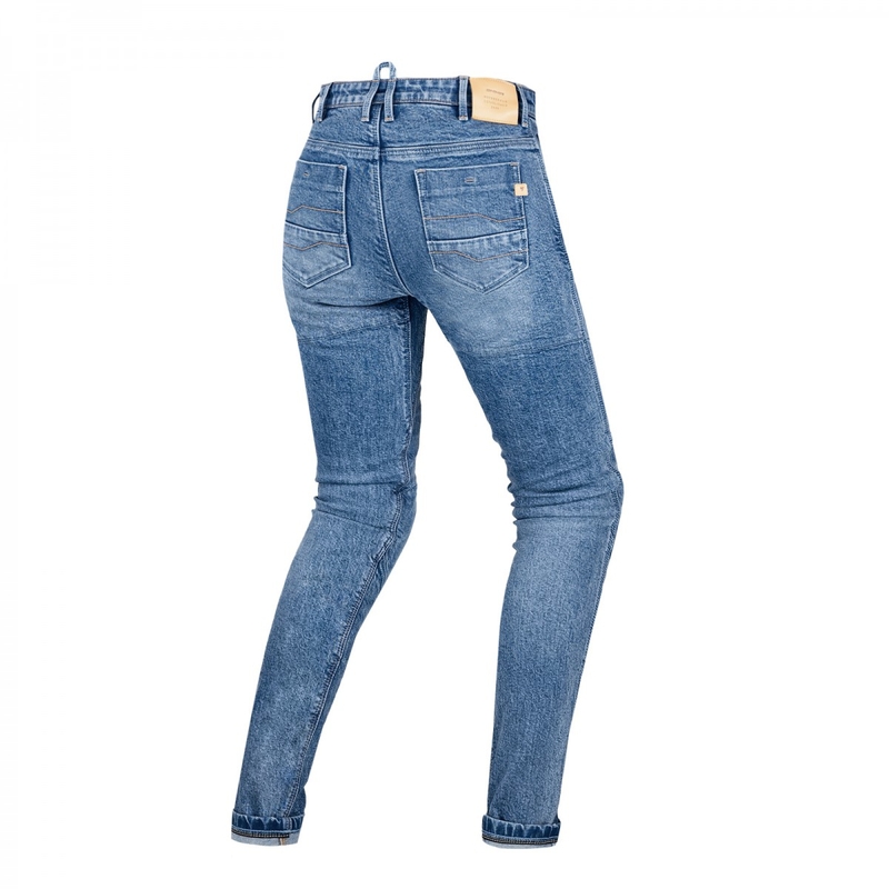 Damskie jeansy motocyklowe Shima Devon Blue