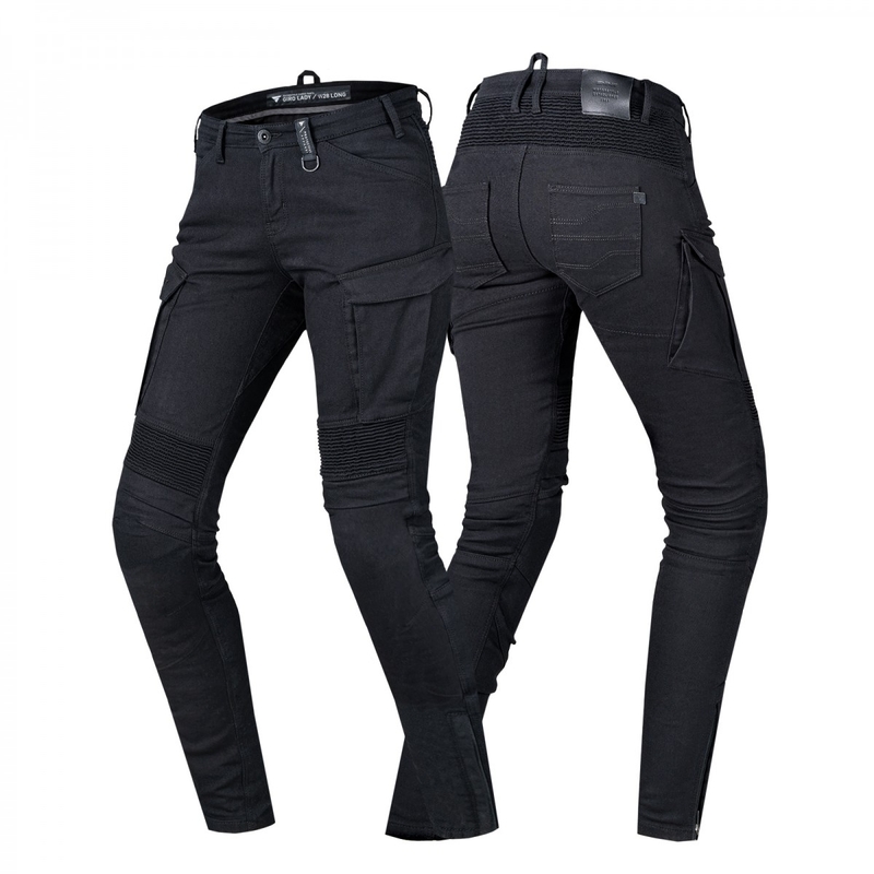 Damskie jeansy motocyklowe Shima Giro 2.0 Black. wyprzedaż