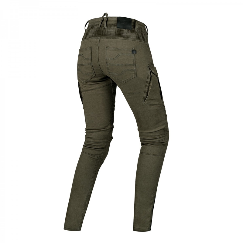 Damskie jeansy motocyklowe Shima Giro 2.0 khaki. wyprzedaż