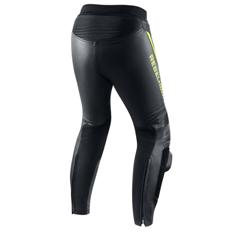Rebelhorn Fighter spodnie motocyklowe czarny-fluo żółty